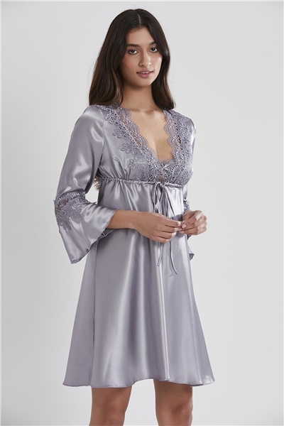 Pierre Cardin 6325 Kadın Saten Altılı Çeyiz Seti - Royal