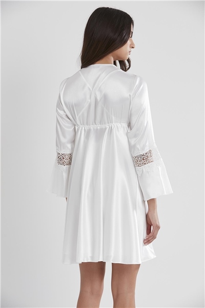 Pierre Cardin 6325 Kadın Saten Altılı Çeyiz Seti - Ekru