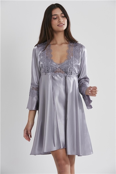 Pierre Cardin 6325 Kadın Saten Altılı Çeyiz Seti - Royal