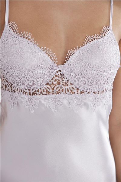 Pierre Cardin 6325 Kadın Saten Altılı Çeyiz Seti - Viola