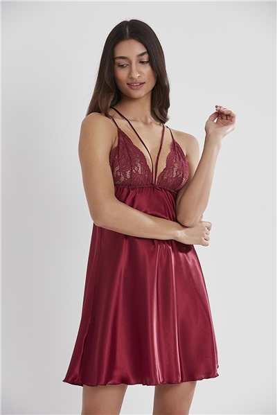 Pierre Cardin 640 Gecelik - Bordo