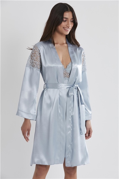 Pierre Cardin 6955 Kadın Saten Altılı Çeyiz Seti - Mist