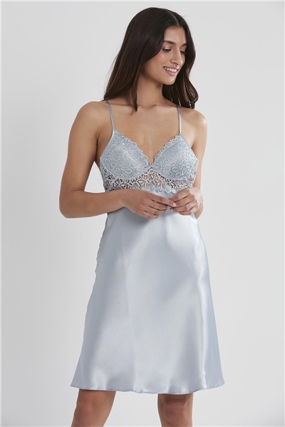 Pierre Cardin 6955 Kadın Saten Altılı Çeyiz Seti - Mist