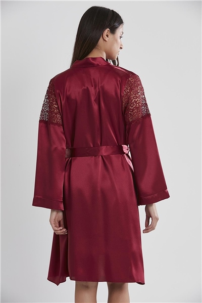 Pierre Cardin 6955 Kadın Saten Dantelli 6lı ÇeyizlikTakım-Bordo