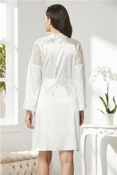Pierre Cardin 6955 Kadın Saten Dantelli 6lı ÇeyizlikTakım-Ekru
