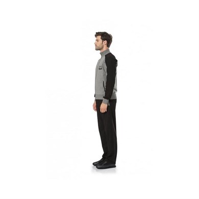 Pierre Cardin 7045 Uzun Kollu Erkek Eşofman Takımı - Gri Melanj