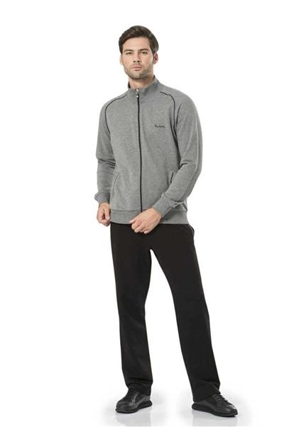 Pierre Cardin 7055 Erkek Uzun Kollu Dik Yaka Eşofman Takımı-Grimelanj
