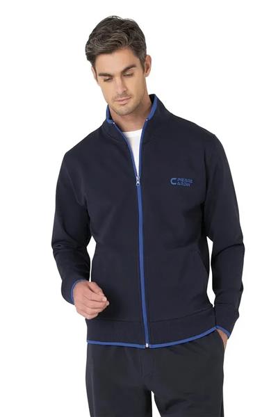 Pierre Cardin 7120 Erkek Uzun Kollu Dik Yaka Eşofman Takımı-Lacivert