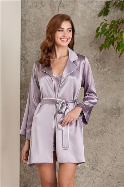 Pierre Cardin 7200 Kadın Saten 4lü Çeyiz Seti-Royal