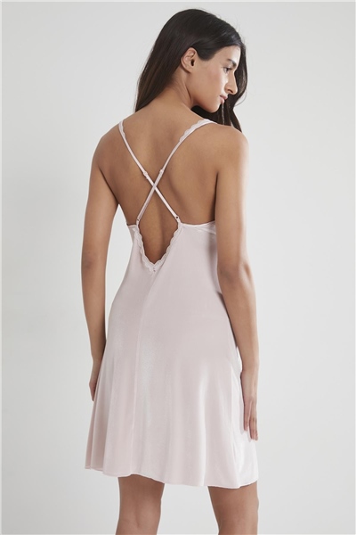 Pierre Cardin 840 Kadife Gecelik - Pudra