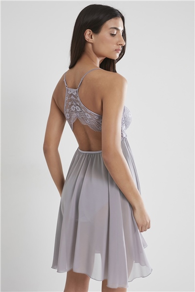 Pierre Cardin 880 Saten Gecelik - Royal