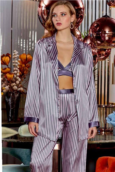 Saten Büstiyerli 4lü Set