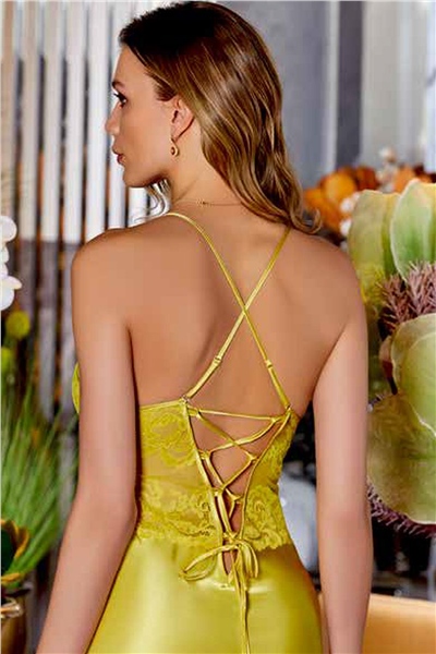 Saten Gecelik Sabahlık Takım