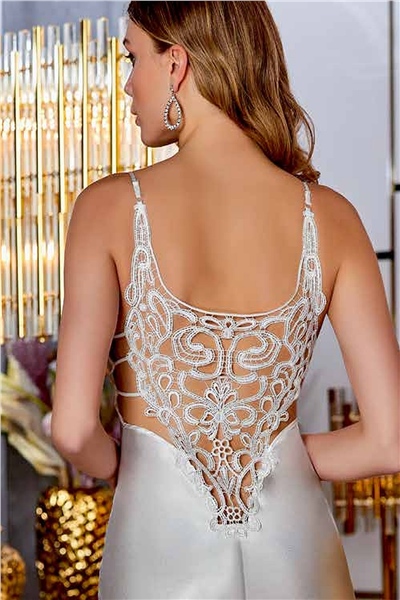 Saten Gecelik Sabahlık Takım