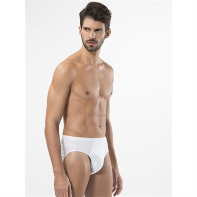 Türen 112 Kom Erkek Slip  İkili Paket-BEYAZ