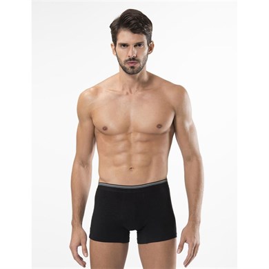 Türen 126 Likralı Boxer  İkili Paket-SIYAH