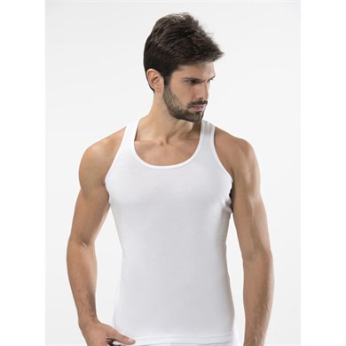 Türen 131 Spor Erkek Atlet  İkili Paket-BEYAZ
