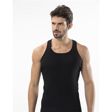 Türen 131 Spor Erkek Atlet  İkili Paket-SIYAH