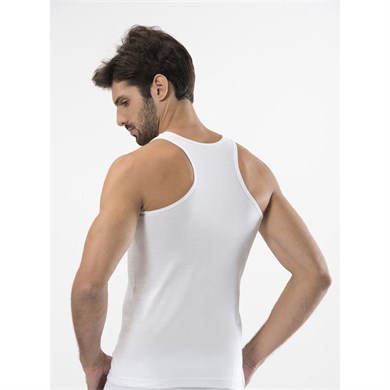 Türen 131 Spor Erkek Atlet  İkili Paket-BEYAZ