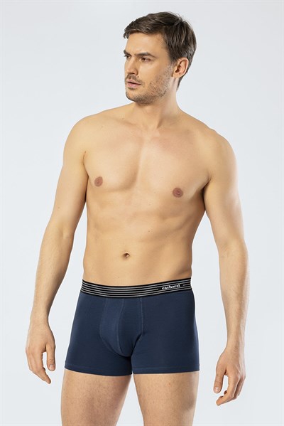 Cacharel 1320 3lü Erkek Boxer-Lacivert&İndigo&Saks