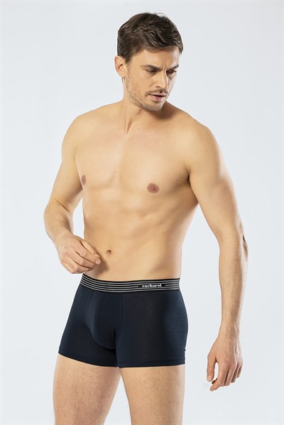 Cacharel 1320 3lü Erkek Boxer-Lacivert&İndigo&Saks