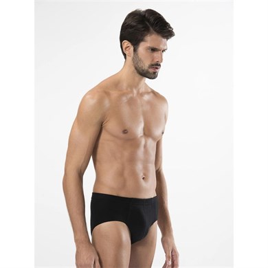 Türen 155 Ribana Kom Erkek Slip  İkili Paket-SIYAH