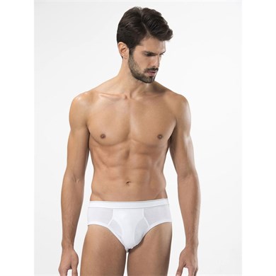 Türen 166 Likralı Erkek Slip - Beyaz