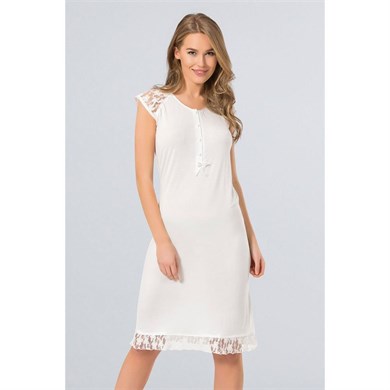 Türen 3123 Gecelik  - Ekru