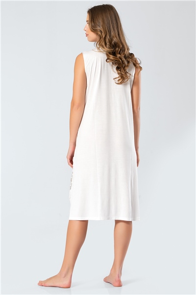 Türen 3124 Gecelik  - Ekru