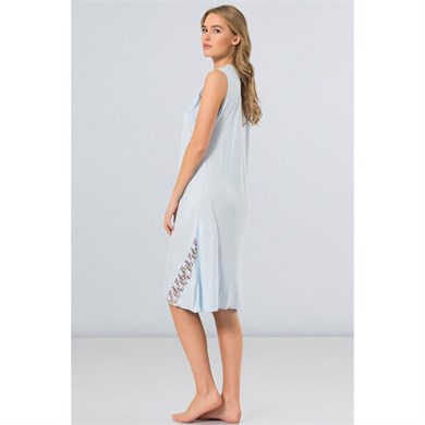 Türen 3124 Gecelik  - Mavi