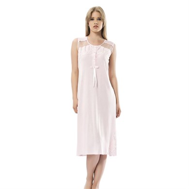 Türen 3124 Gecelik  - Pembe