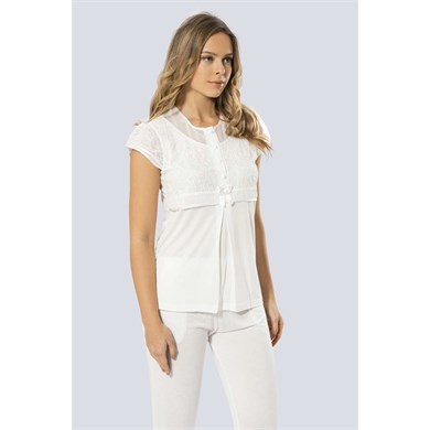 Türen 3199 Dantelli Pijama Takımı  - Ekru