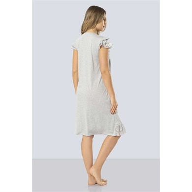 Türen 3284 Gecelik  - Gri