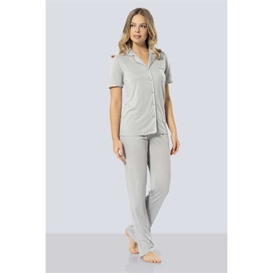 Türen 3291 Puanlı Pijama Takımı  - Gri