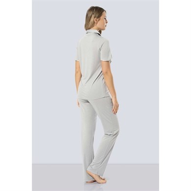 Türen 3291 Puanlı Pijama Takımı  - Gri