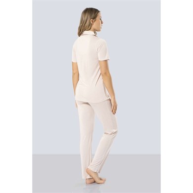 Türen 3291 Puanlı Pijama Takımı  - Pudra