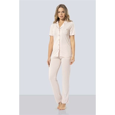 Türen 3291 Puanlı Pijama Takımı  - Pudra