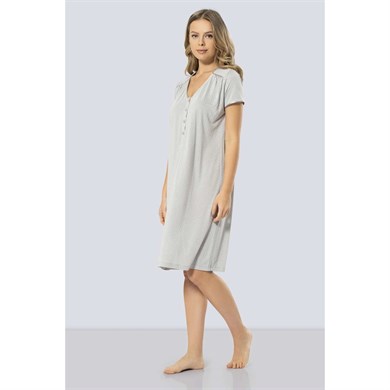 Türen 3293 Puanlı Gecelik  - Gri