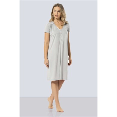 Türen 3293 Puanlı Gecelik  - Gri