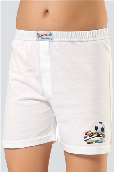 Türen 423 Erkek Çocuk 2li Boxer-Beyaz
