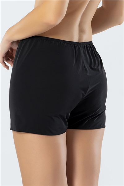 Türen 904 Kadın Jüpon Mikro Şort -Siyah