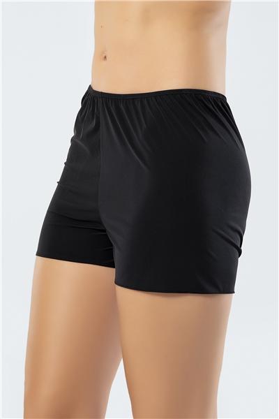 Türen 904 Kadın Jüpon Mikro Şort -Siyah