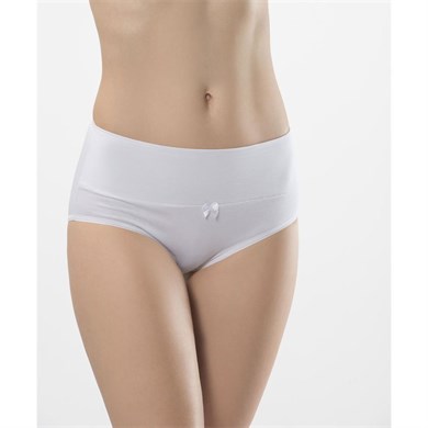 Türen 955 İkili Likralı Bikini-BEYAZ