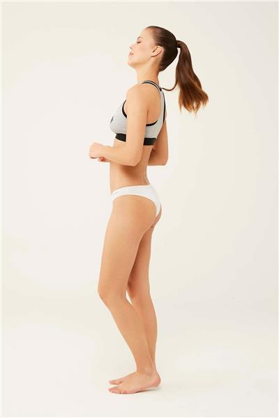 U.s Polo Assn. 67007 Kadın 5li Modal Brazilian Slip Külot-Siyah&Ten&Beyaz&Somon&Kırmızı