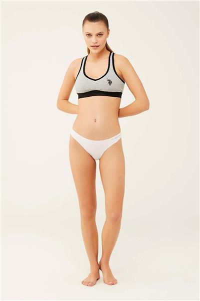 U.s Polo Assn. 67007 Kadın 5li Modal Brazilian Slip Külot-Siyah&Ten&Beyaz&Fuşya&Lacivert