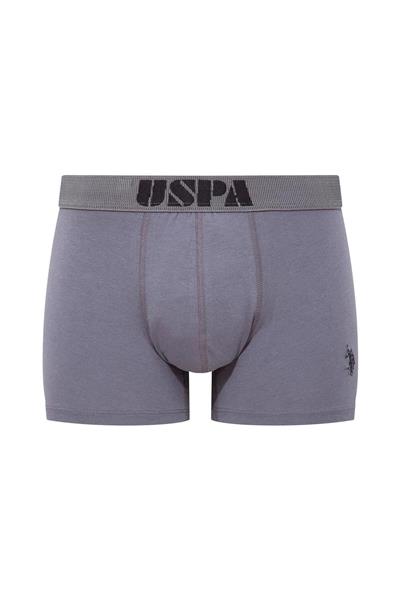 U.s Polo Assn. 80521 Erkek Pamuklu 3lü Boxer-Bordo&Lacivert&Antrasit