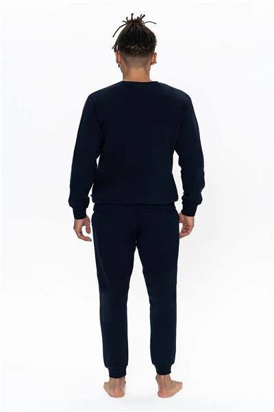 U.s Polo Assn. 18923 Erkek Uzun Kollu Bisiklet Yaka Rahat Ev giyim-Lacivert