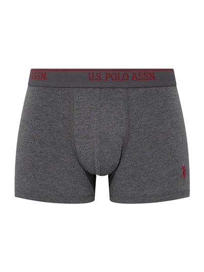 U.s Polo Assn. 90005  Erkek Battal 3lü Boxer-Siyah&Antrasit&Lacivert