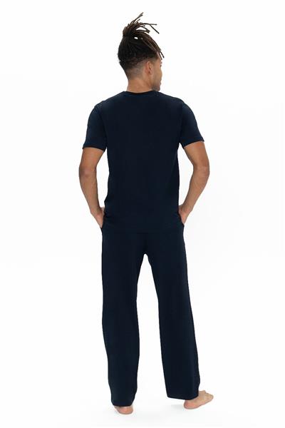 U.s Polo Assn. 18899 Erkek Kısa Kollu Bisiklet Yaka Pijama Takımı-Lacivert