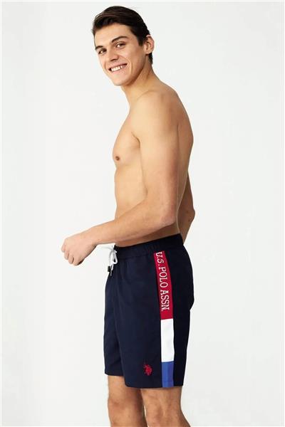 U.s Polo Assn. 23005 Erkek Cepli Uzun Deniz Şortu-Lacivert